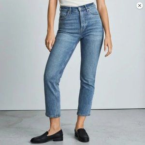 Everlane High Rise Cheeky Straight Leg Jeans (size 26 ankle)